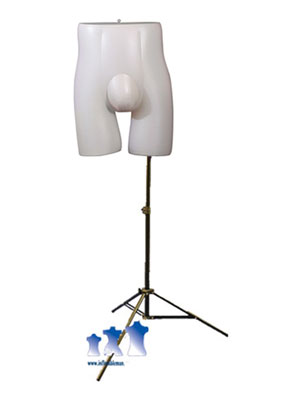 Inflatable Male Brief Form, with MS12 Stand, Ivory
